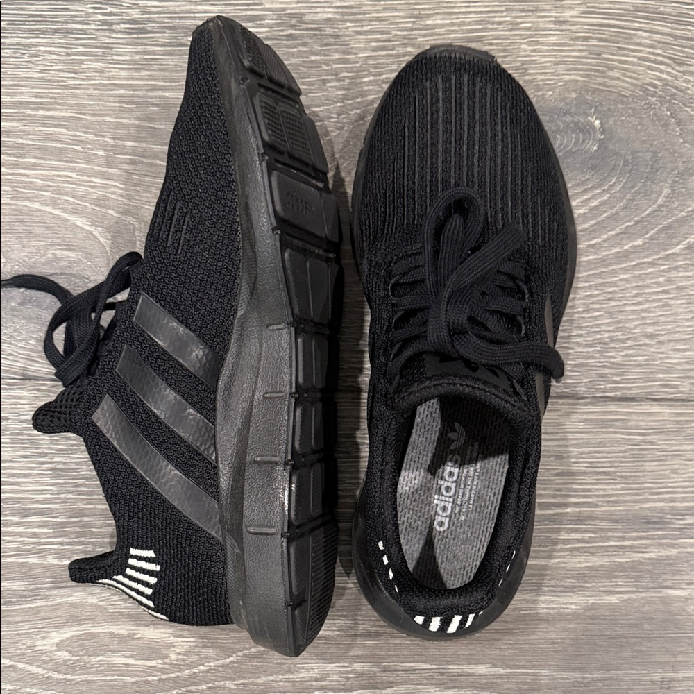 Adidas Women's Black Knit Sneakers - Picture 5 of 5